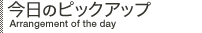 今日のピックアップ
